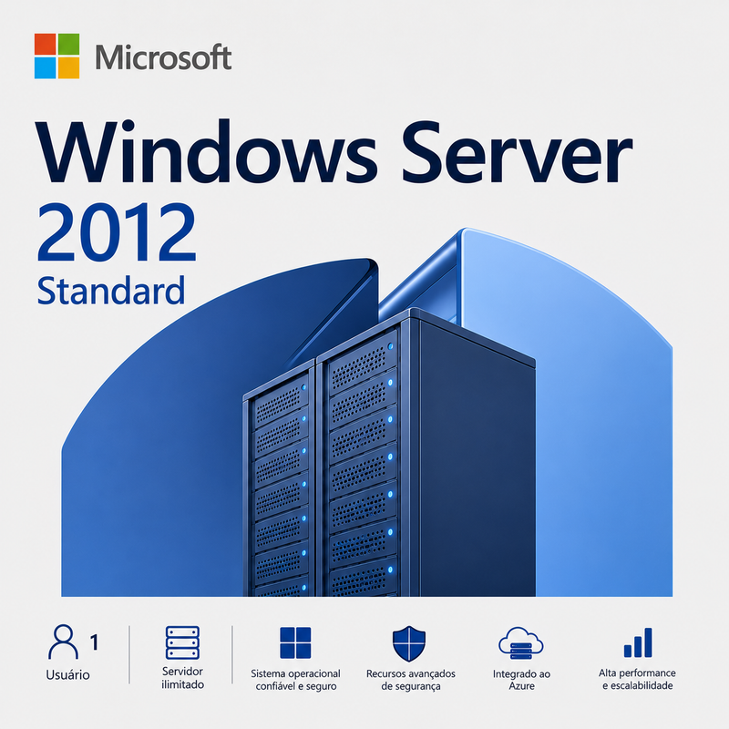 Windows Server 2012 R2 Standard (PT-BR) Master Licenças